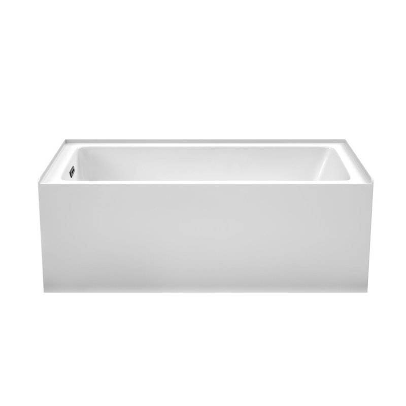 Wyndham Collection Grayley 60'' x 32'' Alcove Soaking Acrylic Bathtub